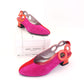 Bright Red & Pink Italian Slingbacks by Mima Venezia UK 5.5