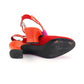 Bright Red & Pink Italian Slingbacks by Mima Venezia UK 5.5