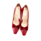 Red Miss Rayne Chisel Toe Pumps c1960 UK 4.5