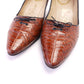 1960s Tan Snake Pumps by Miss Rayne UK 4.5