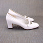 1960s Deadstock White Mary Jane Shoes by Miss Rayne UK 5