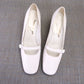 1960s Deadstock White Mary Jane Shoes by Miss Rayne UK 5