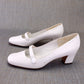 1960s Deadstock White Mary Jane Shoes by Miss Rayne UK 5