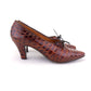 1950s Patent Mock Croc Pumps by Mondaine UK 5