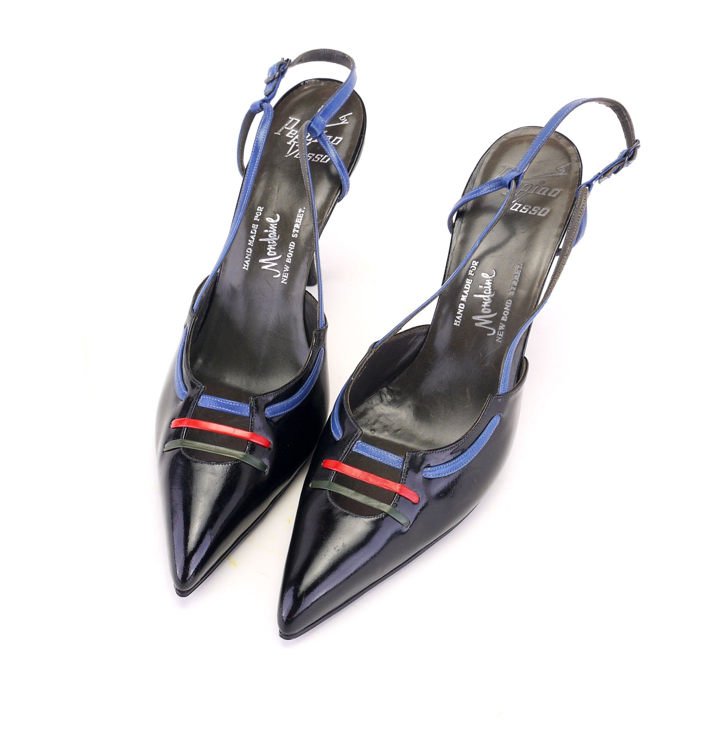 Unworn 1960s Peppino Vasso Slingback Stilettos UK 7