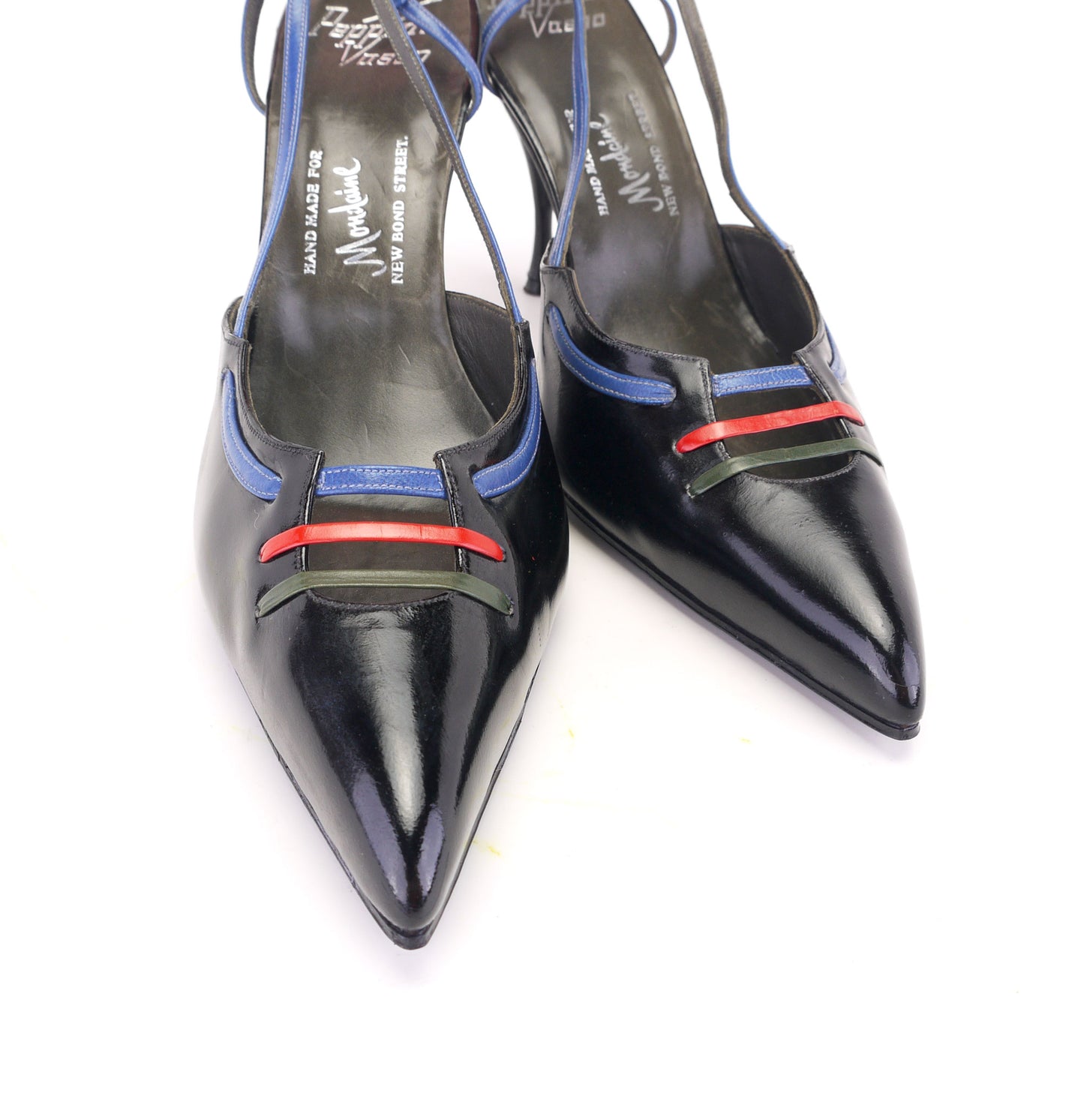 Unworn 1960s Peppino Vasso Slingback Stilettos UK 7