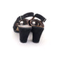 1940s Black Suede Platform Sandals by Movie Mode UK 7