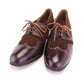 1930s Brown Suede & Leather Derbies by Moykopf UK 6