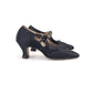 1920s Black Beaded Mary Janes by Marshall & Snelgrove UK 3