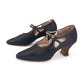1920s Black Beaded Mary Janes by Marshall & Snelgrove UK 3