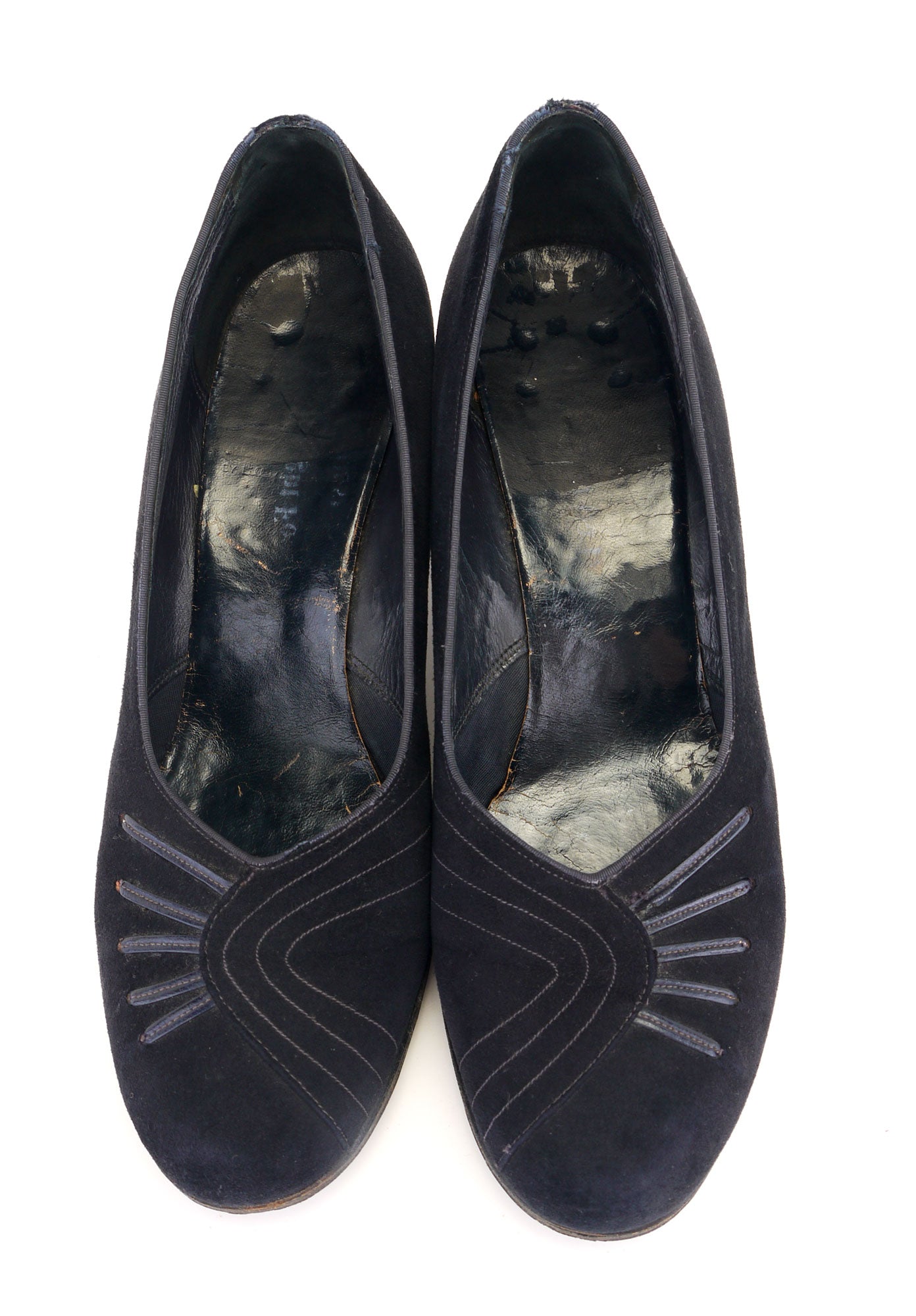 Midnight Blue 1940s Pumps by Lilley & Skinner UK 6.5