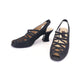 Next 90s Does 40s Black Slingbacks UK 6