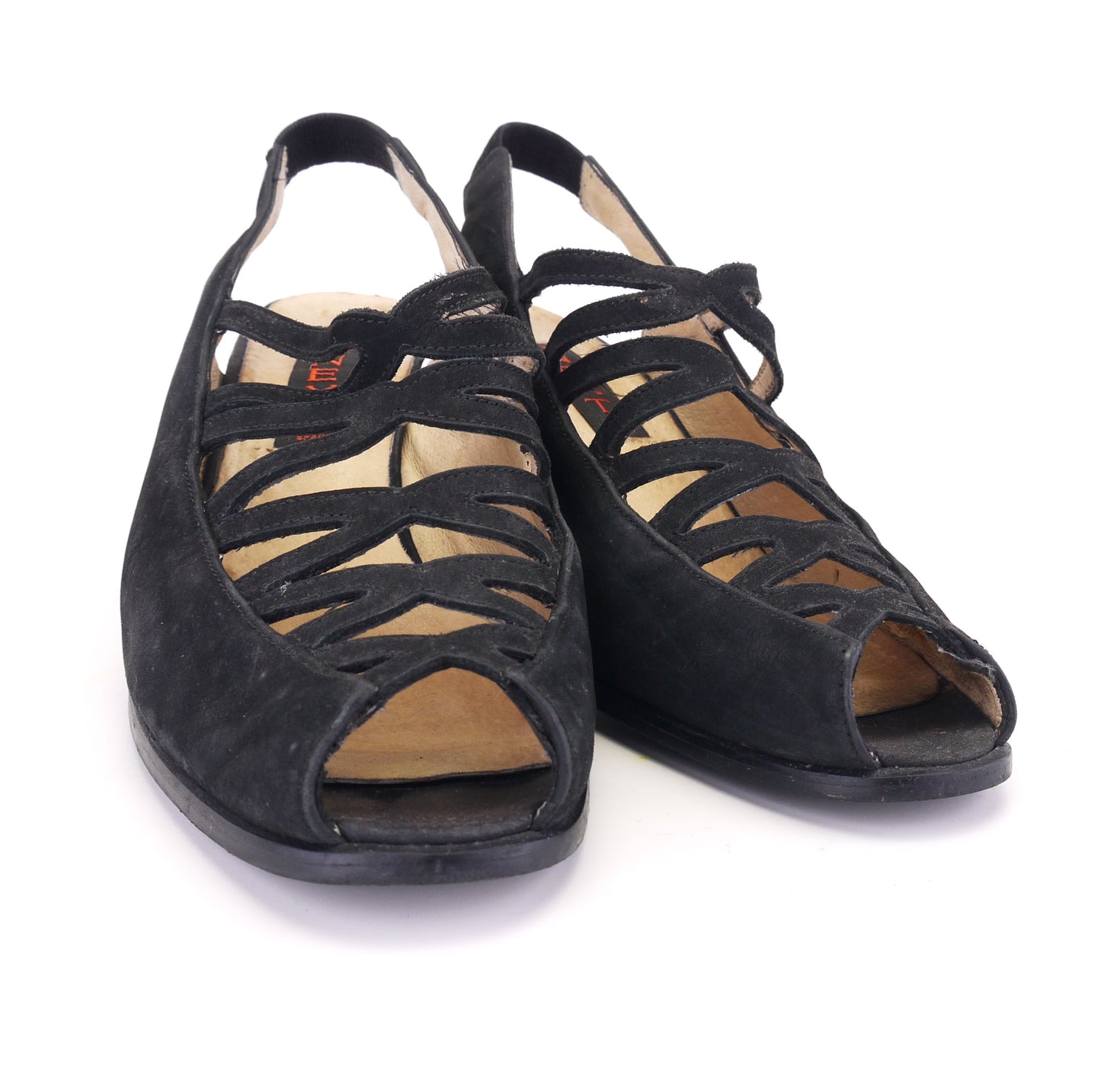 Next 90s Does 40s Black Slingbacks UK 6