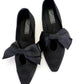 1980s Black Grosgrain Historical Style Pumps by Next UK 6