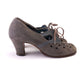 1950s Grey Suede Norvic Derbies UK 4.5