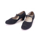 Norvic 1940s Wide Fit Black  Bar Shoes UK 6