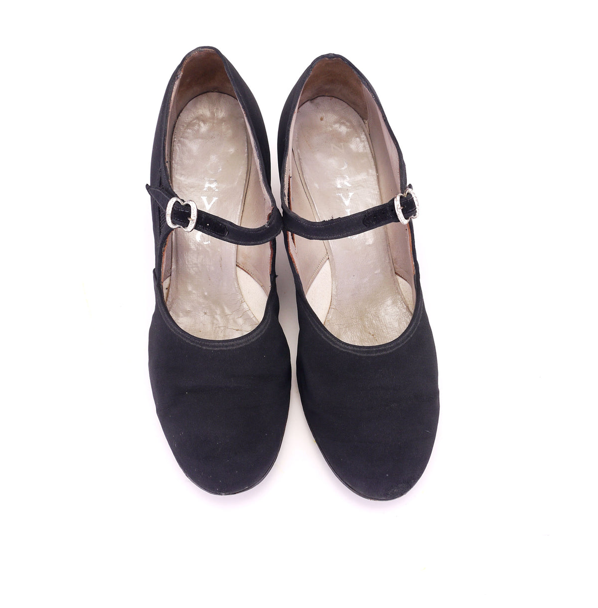 Norvic 1940s Wide Fit Black  Bar Shoes UK 6