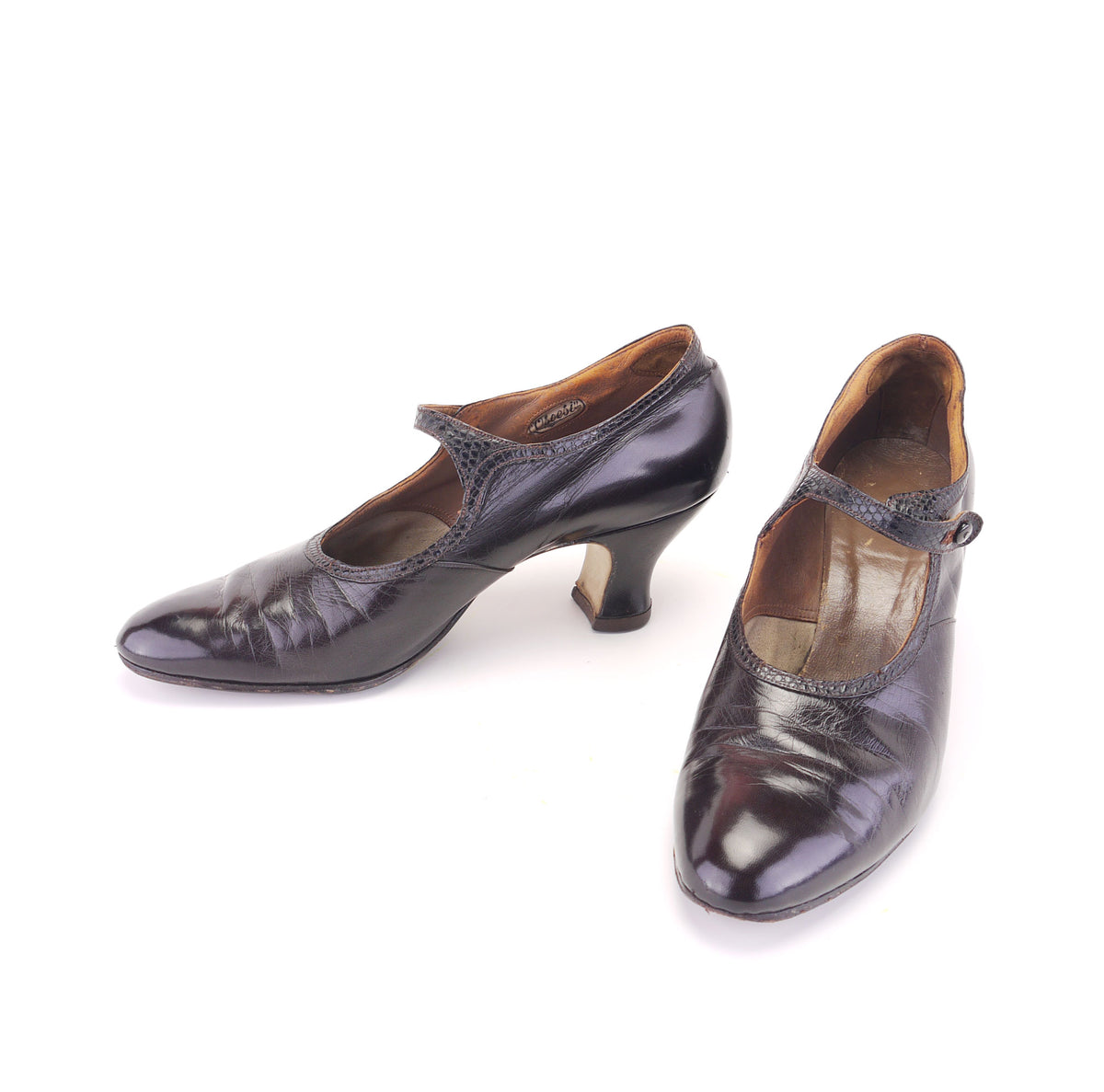 1920s Dark Brown Bar Shoes by Osoesi UK 7