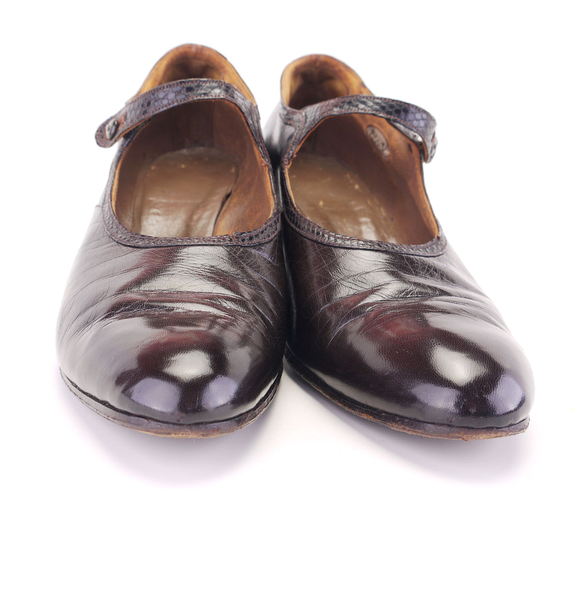 1920s Dark Brown Bar Shoes by Osoesi UK 7