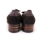 Deadstock 1940s Brown Brogued Slip Ons by Panda UK 2