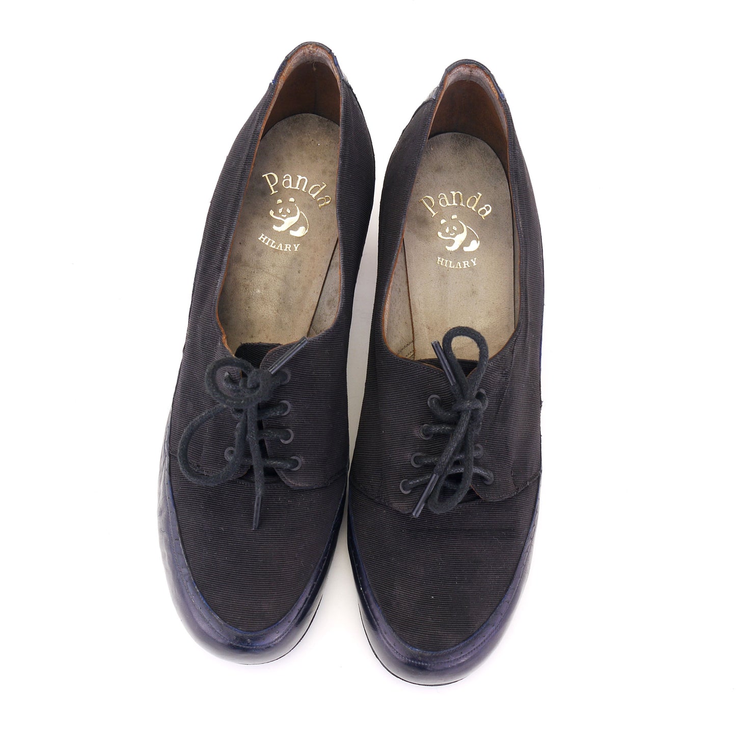 1940s Unworn CC41 Navy Derbies by Panda UK 4.5
