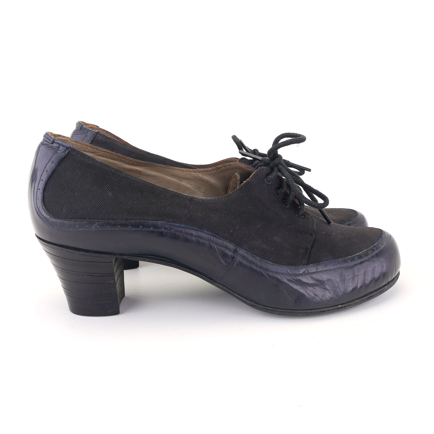 1940s Unworn CC41 Navy Derbies by Panda UK 4.5