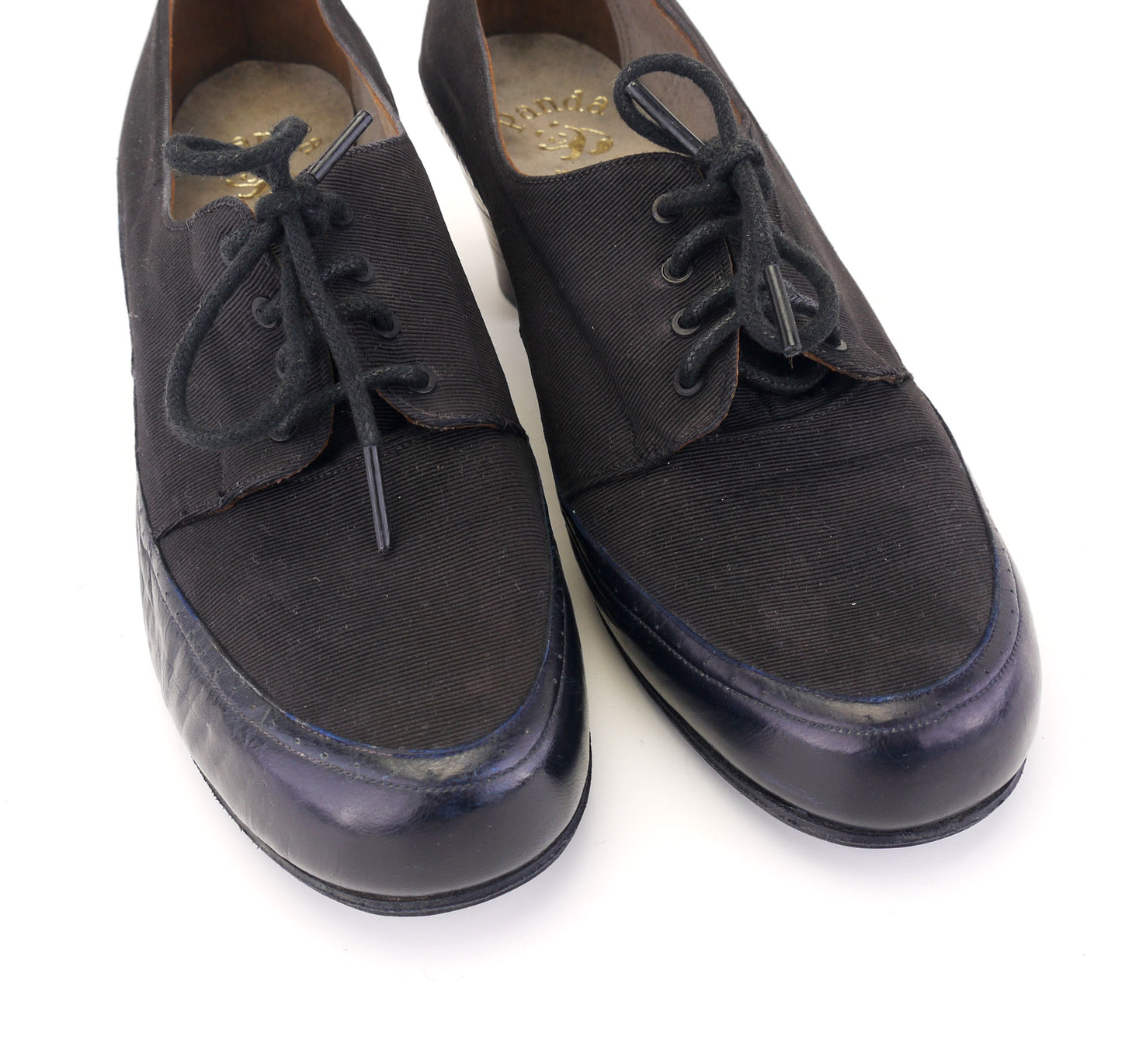 1940s Unworn CC41 Navy Derbies by Panda UK 4.5