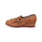 Deadstock 1940s Light Brown Suede Wedges UK 4.5