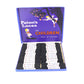 1950s Short Black Flat Shoelaces by Paton