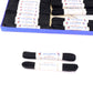 1950s Short Black Flat Shoelaces by Paton