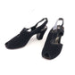 1940s CC41 Black Dolcis De Liso Debs Sandals UK 4