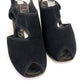 1940s CC41 Black Dolcis De Liso Debs Sandals UK 4