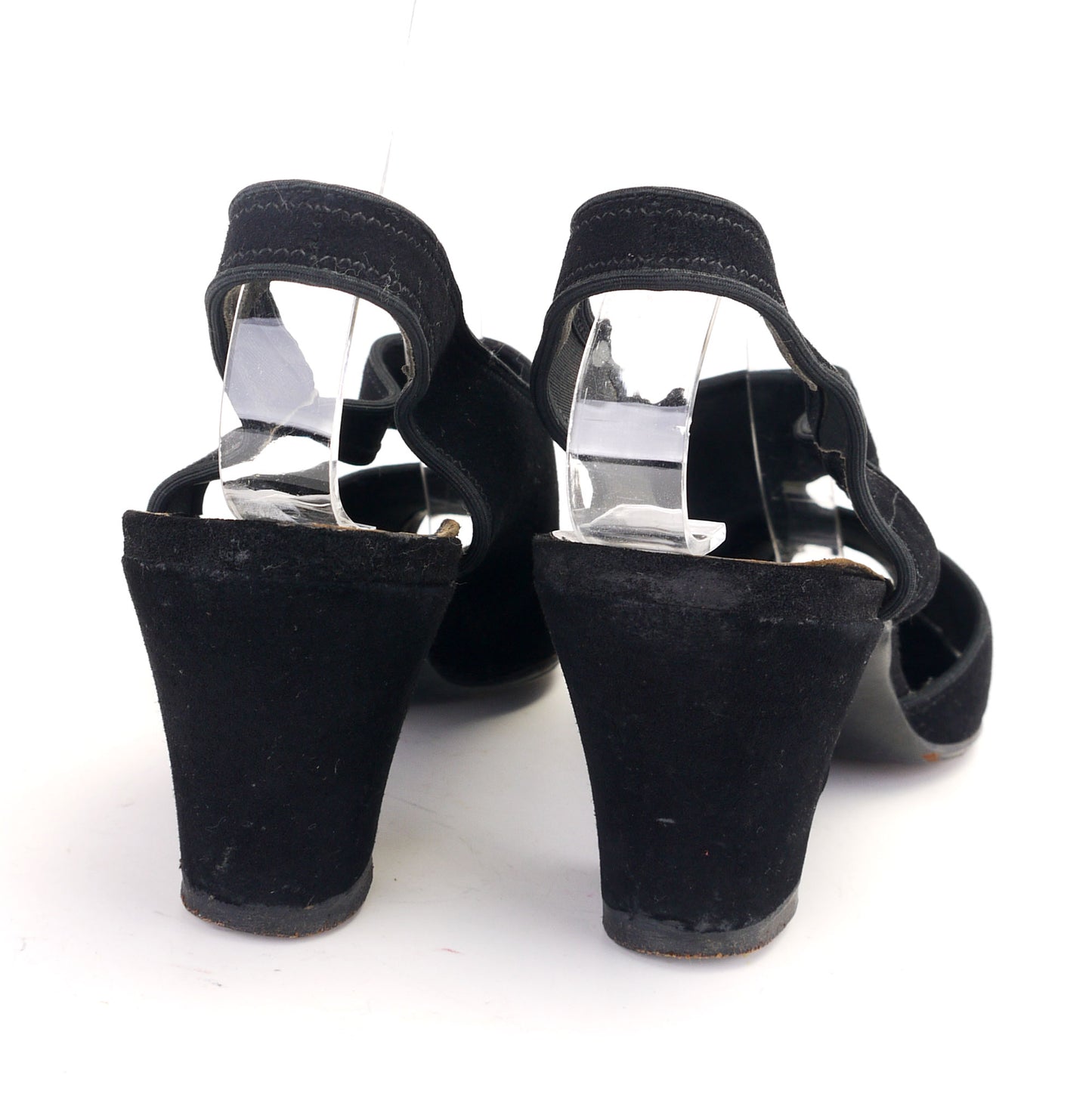 1940s CC41 Black Dolcis De Liso Debs Sandals UK 4