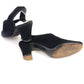 1940s CC41 Black Dolcis De Liso Debs Sandals UK 4