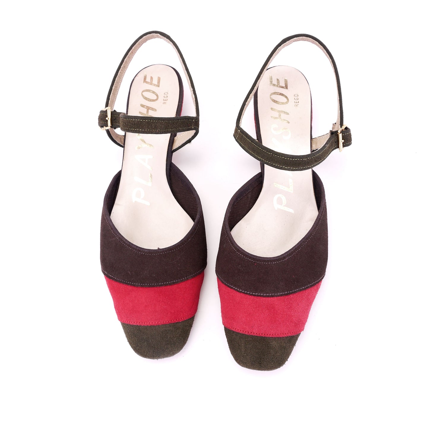 1960s Three Colour MOD Slingbacks by Playshoe UK 5