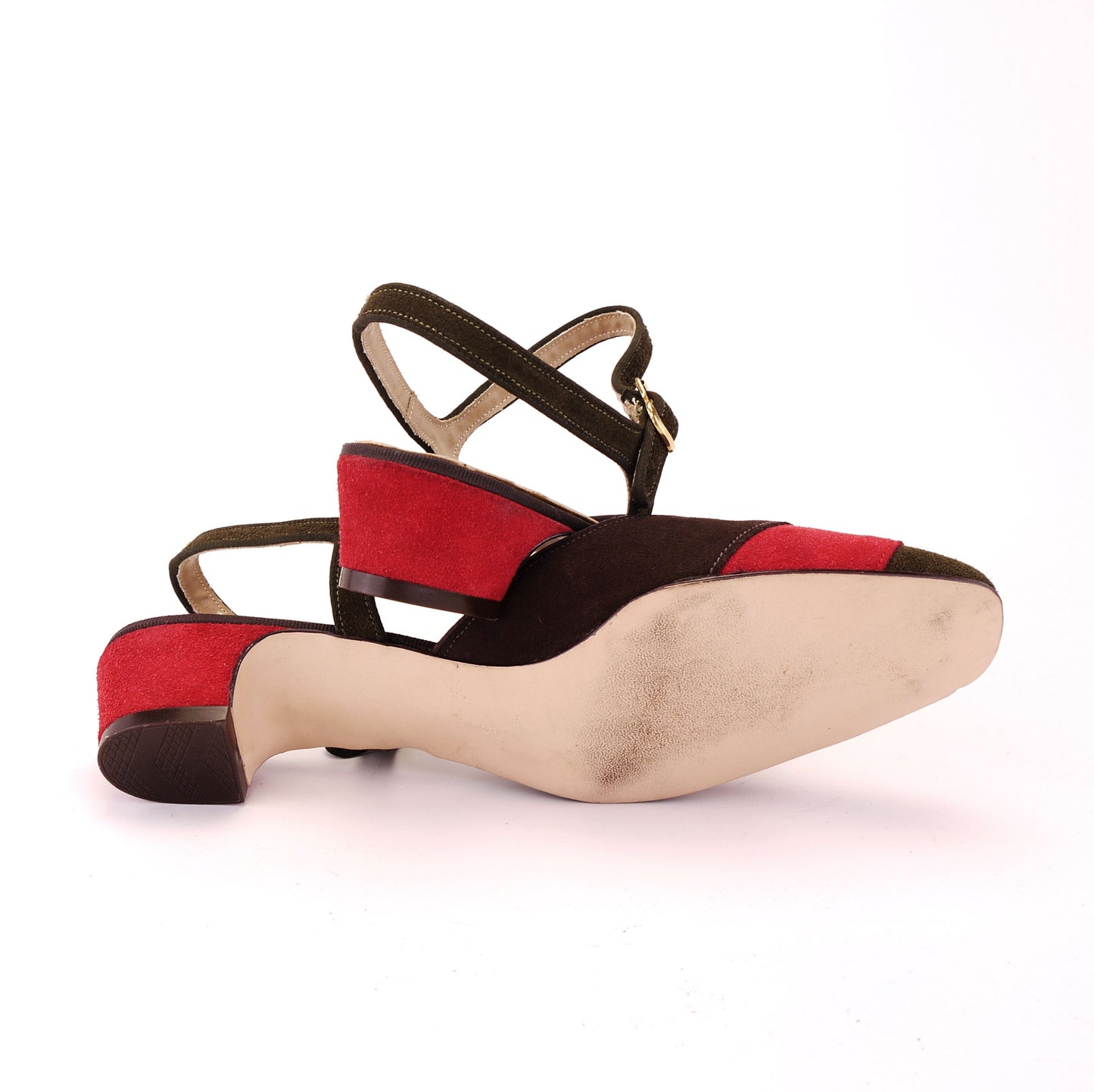 1960s Three Colour MOD Slingbacks by Playshoe UK 5
