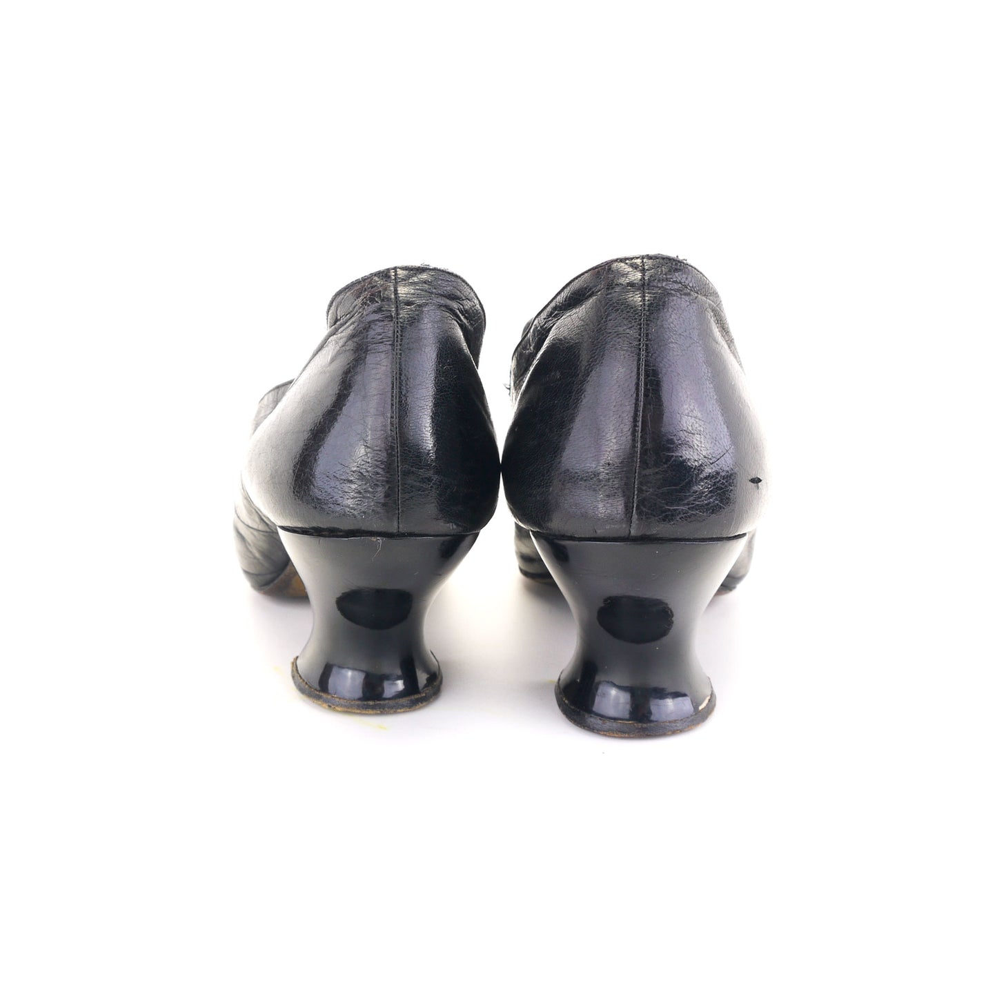 1910s Black Beaded Pumps The Portia Shoe UK 3.5