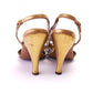 1950s Rayne Gold Evening Sandals UK 3