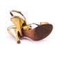 1950s Rayne Gold Evening Sandals UK 3