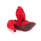 Stunning 1980s Red Suede Pumps by Ravel UK 3.5