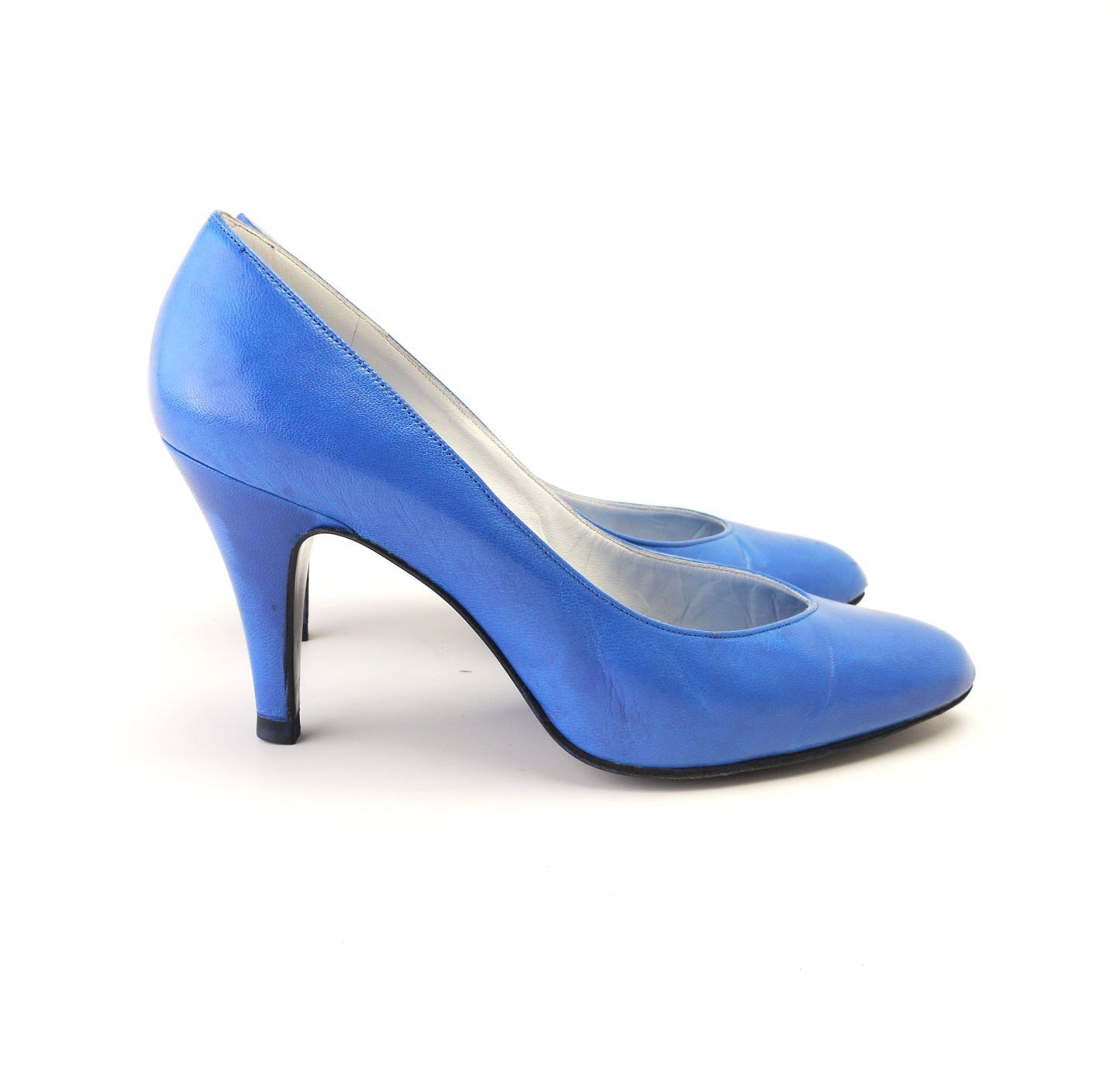 Rayne 1980s Cobalt Blue Pumps & Bag UK 3