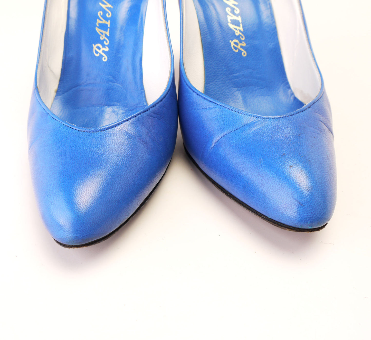 Rayne 1980s Cobalt Blue Pumps & Bag UK 3