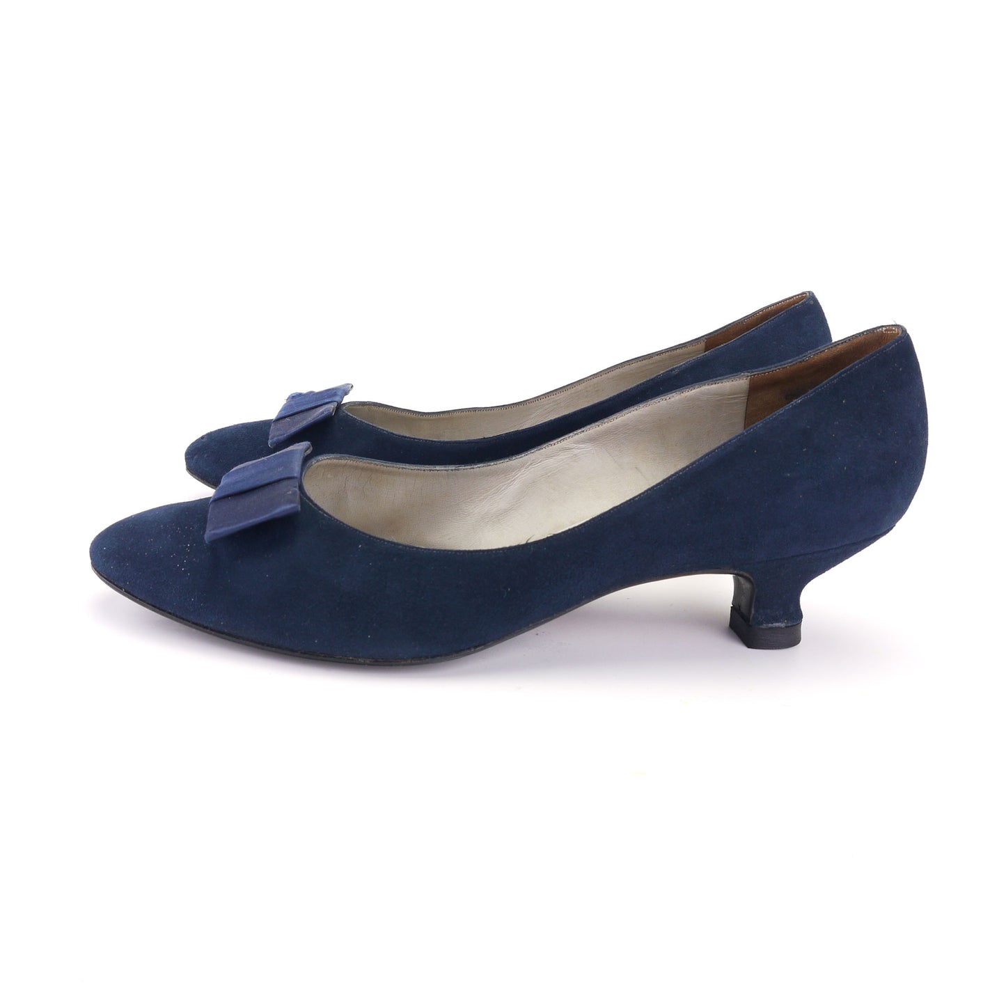 Rayne 1950s Navy Suede Pumps UK 4