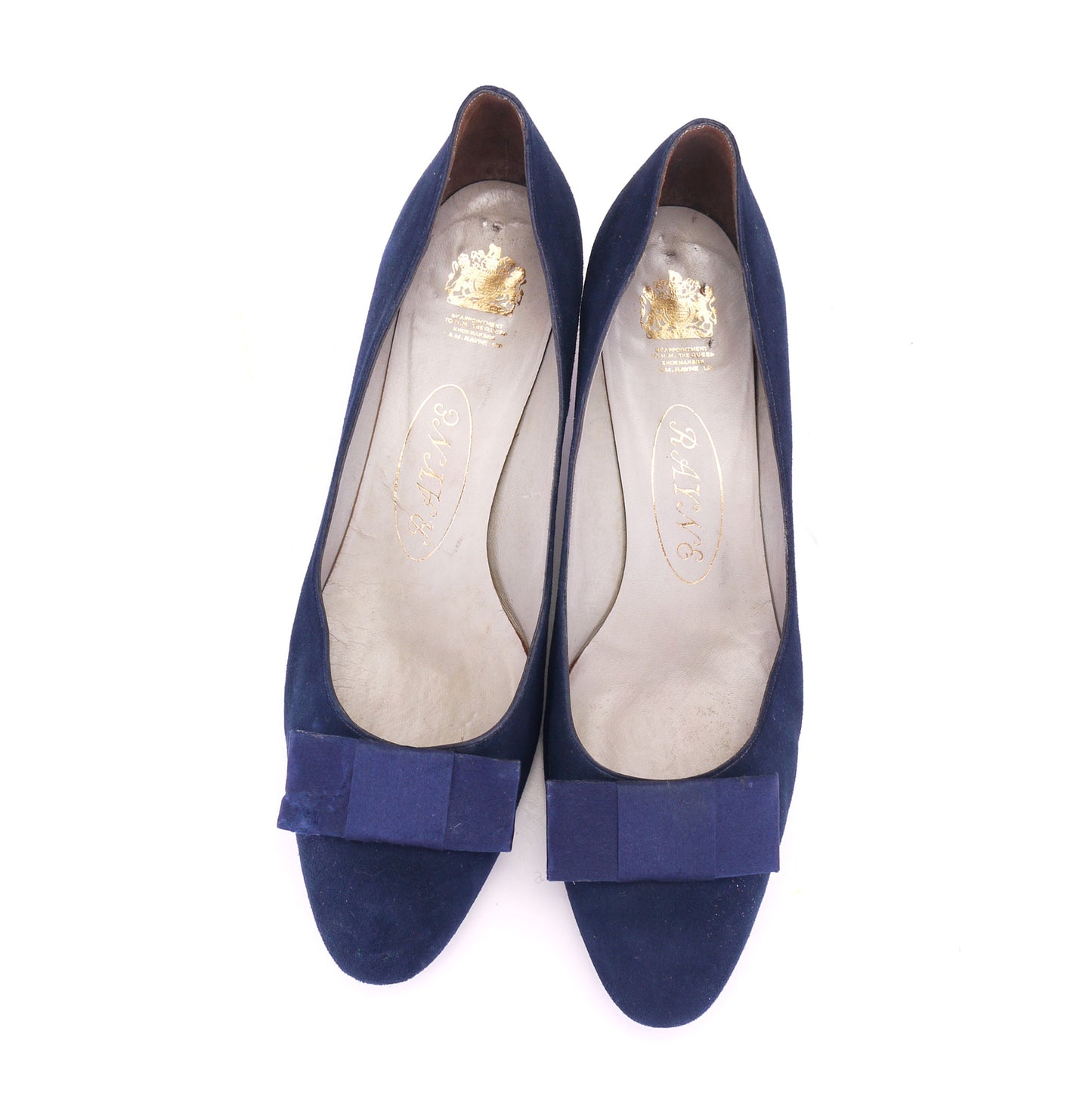 Rayne 1950s Navy Suede Pumps UK 4