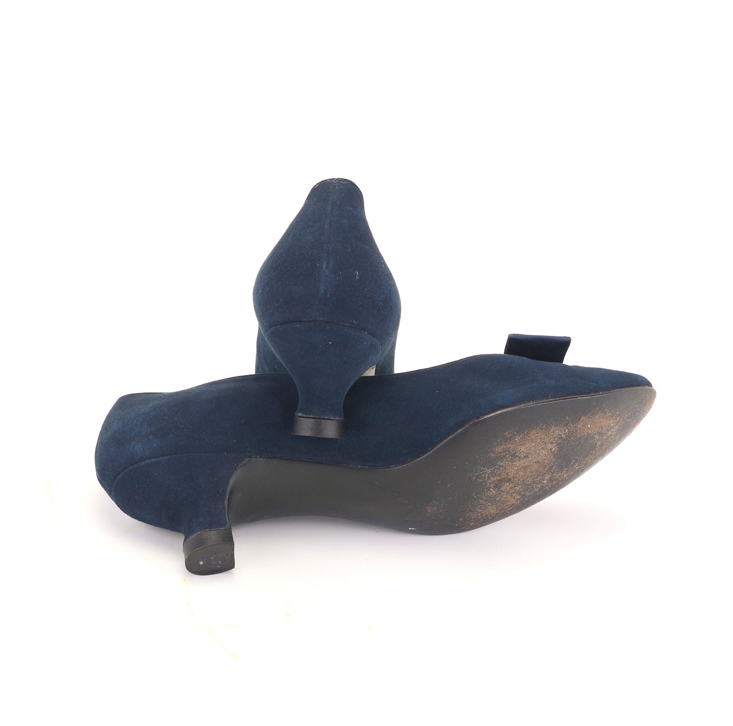 Rayne 1950s Navy Suede Pumps UK 4