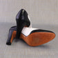 1970s Unworn Black & White Spectator Pumps by Rayne UK 5