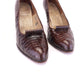 Rayne 1950s Dark Brown Stiletto Pumps UK 5