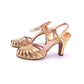1940s Gold Rayne Platform Sandals UK 4