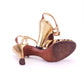 1940s Gold Rayne Platform Sandals UK 4