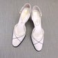 Rayne Deadstock White D'Orsay Pumps c1980 UK 4